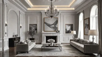 Monokromatik renklerle modern ev tasarımı örnekleri, ilham veren iç mekan dekorasyon fikirleri.