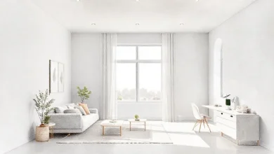 Açık gri duvar boyasıyla dekore edilmiş modern bir yaşam alanı. Evinizin hangi odasına yakıştığını keşfedin.