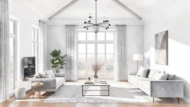 Açık gri ev dekorasyonu, 2026 trendlerine uyumlu modern iç mekan. Çok yönlü ve şık tasarım.