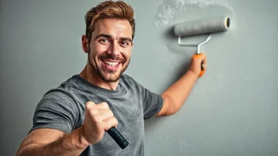 Açık gri duvar boyası uygulaması: Pratik adımlar ve püf noktaları ile kolay boyama rehberi.