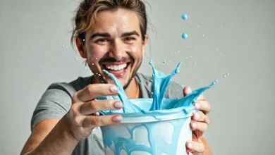 Açık mavi duvar boyası yapımı için adım adım rehber. Evde kolayca kendi renginizi oluşturun.