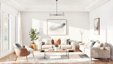 Modern ev dekorasyonu, analog renk paletiyle 2026 trendleri. Şık iç mekanlar, uyumlu yaşam alanları.