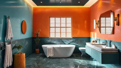 Banyo boya renkleri: Lüks algısı yaratan 5 ton. Modern ve şık bir banyo görünümü.