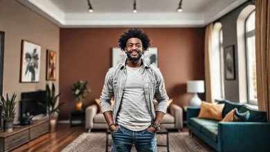 Bordo boya trendleri 2026 ile evini yenileyen modern bir iç mekan. Ev dekorasyonu fikirleri.