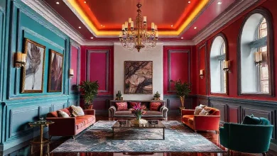 Dekoral boya ile evde lüks dekorasyon. Evinizde modern ve şık lüks etki yaratan özel tonlar.