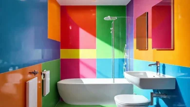 Küçük banyo dekorasyonu için 2026 trend en iyi 5 boya rengi. Ferahlatıcı ve şık banyo fikirleri.