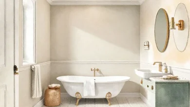 Küçük banyo için lüks boya renkleri 2026. Modern ve şık banyo dekorasyon fikirleri.