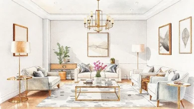 Metalik detaylar 2026 mobilya ve aksesuar trendleri: Modern iç mekan uyumu ve dekorasyon fikirleri.