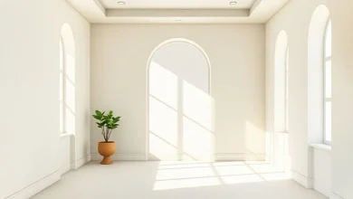 Minimalist ev boyası için sakin renkler rehberi: Beyaz, bej tonları ve gri ile huzurlu iç tasarım.