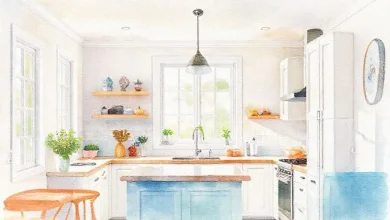 Mutfak boyası için 5 popüler renk ve uyumlu kombinasyonları. Mutfak dekorasyonu fikirleri.