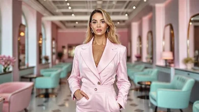 2026 pastel renk trendleriyle şık ve zarif salon dekorasyonu. Modern iç mekan tasarımı.