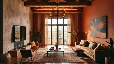 Toprak tonlarıyla modern ev dekorasyonu trendleri. Doğal, sıcak ve huzurlu bir atmosfer yaratın. Şık iç tasarım fikirleri.