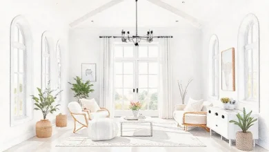 Zamansız beyaz ev dekorasyonu fikirleri, modern iç mekanlar için şık ve aydınlık tasarım ilhamı.